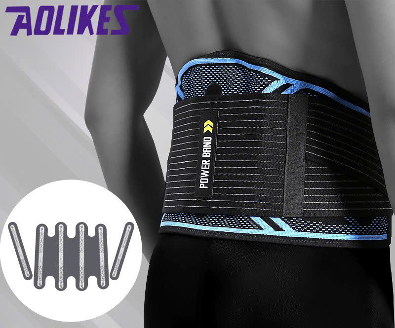Đai Lưng Cột Sống AOLIKES A-7892, Giảm Đau Lưng Cho Người Thoát Vị, Thoái Hóa, Phục Hồi Chức Năng