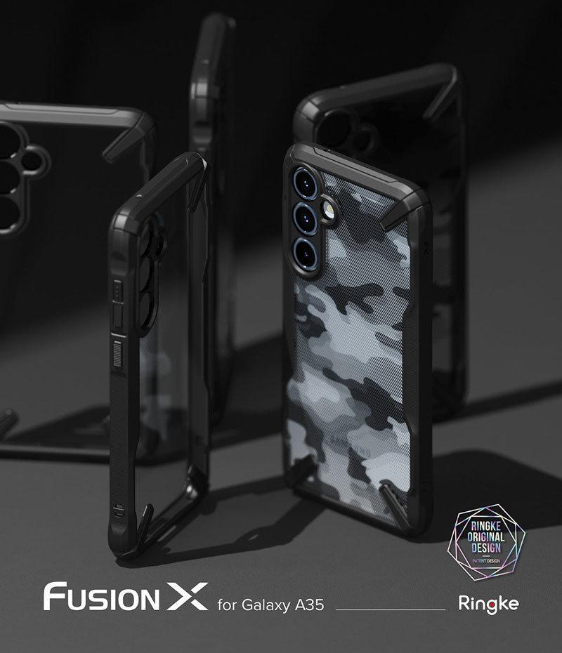 Ốp lưng dành cho Samsung Galaxy A35/A55 5G RINGKE Fusion X - Hàng Chính Hãng