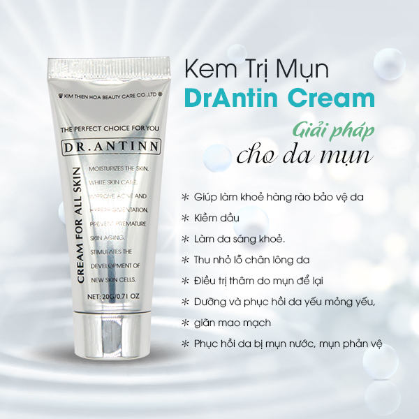 KEM NGĂN NGỪA MỤN  DR.ANTINN 20g - HATHOR BEAUTY