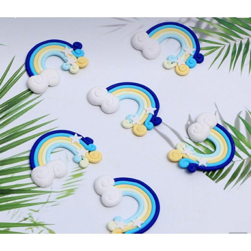 Charm Cầu Vồng lớn trang trí slime, mô hình chụp ảnh Toru_Slime