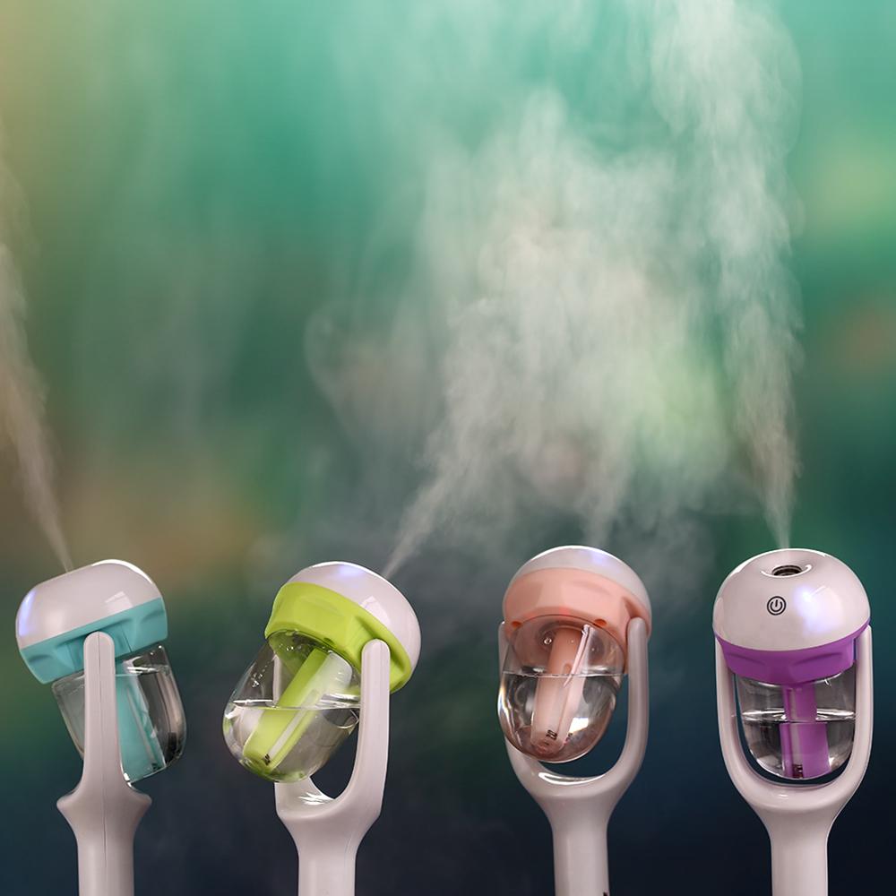 2021 Mới Mini 12V Xe Hơi Nước Tạo Ẩm Không Khí Thơm Khuếch Tán Tinh Dầu Khuếch Tán Tinh Dầu Tạo Ẩm Trên Ô Tô Nhiều Màu Sắc