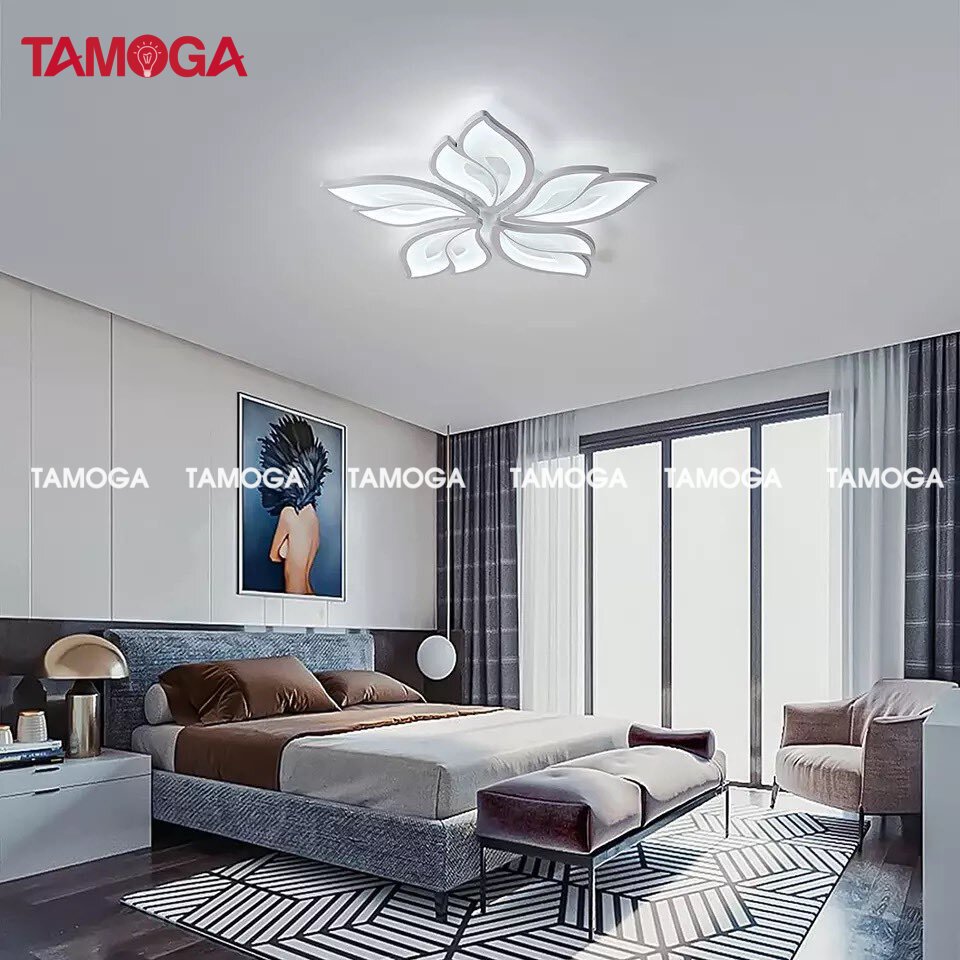Đèn ốp trần trang trí 5 cánh TAMOGA LILAS 2070