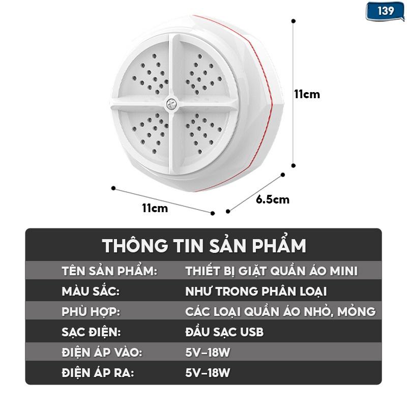 Máy Giặt Quần Áo Mini Tạo Lốc Xoáy Sạch Vết Bẩn Tiết Kiệm Điện Giá Rẻ 139