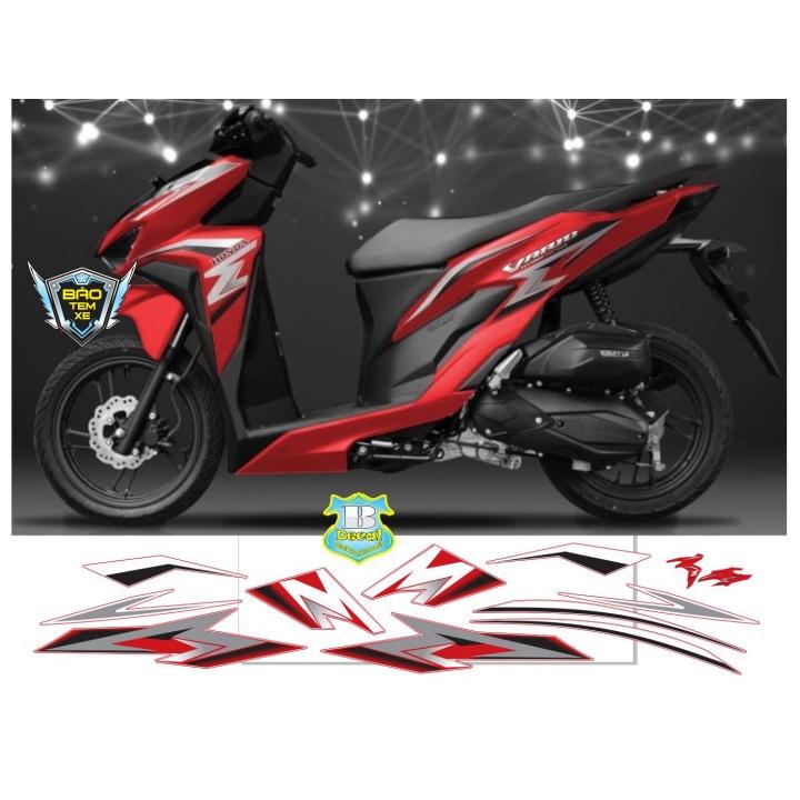 Tem rời dán xe vario 150 3333 dán xe đỏ - Bi Decal