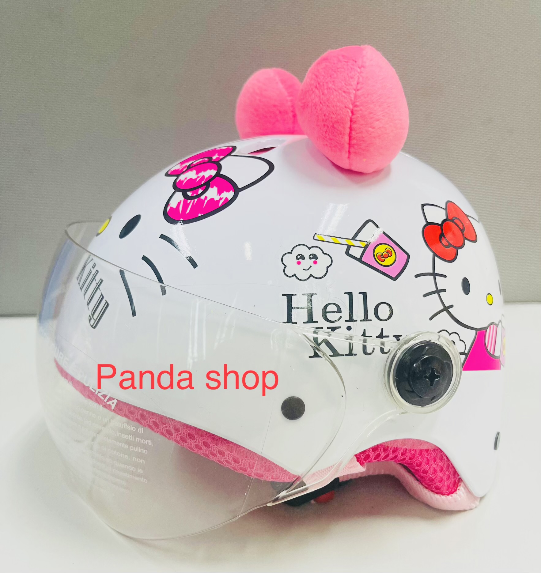 MŨ BẢO HIỂM TRẺ EM KITTY CAO CẤP