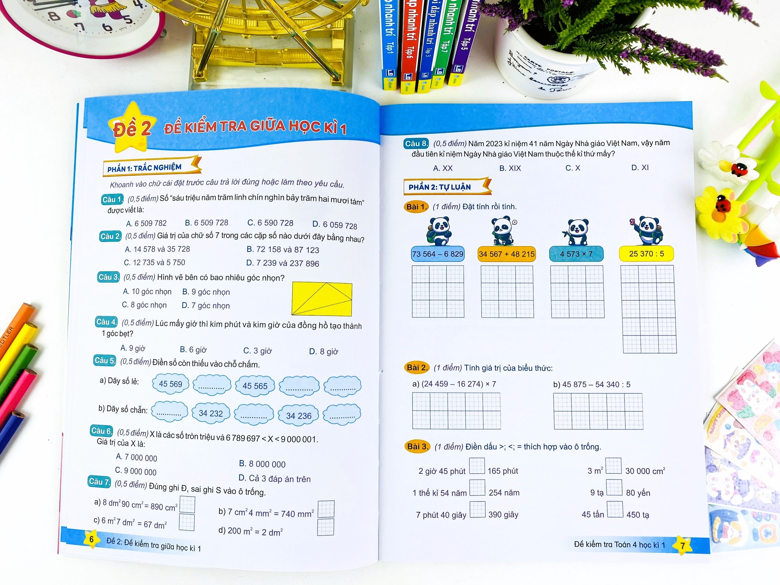 Sách - Đề Kiểm Tra Toán 4 - Biên soạn theo chương trình giáo dục phổ thông mới - Kết Nối - ndbooks