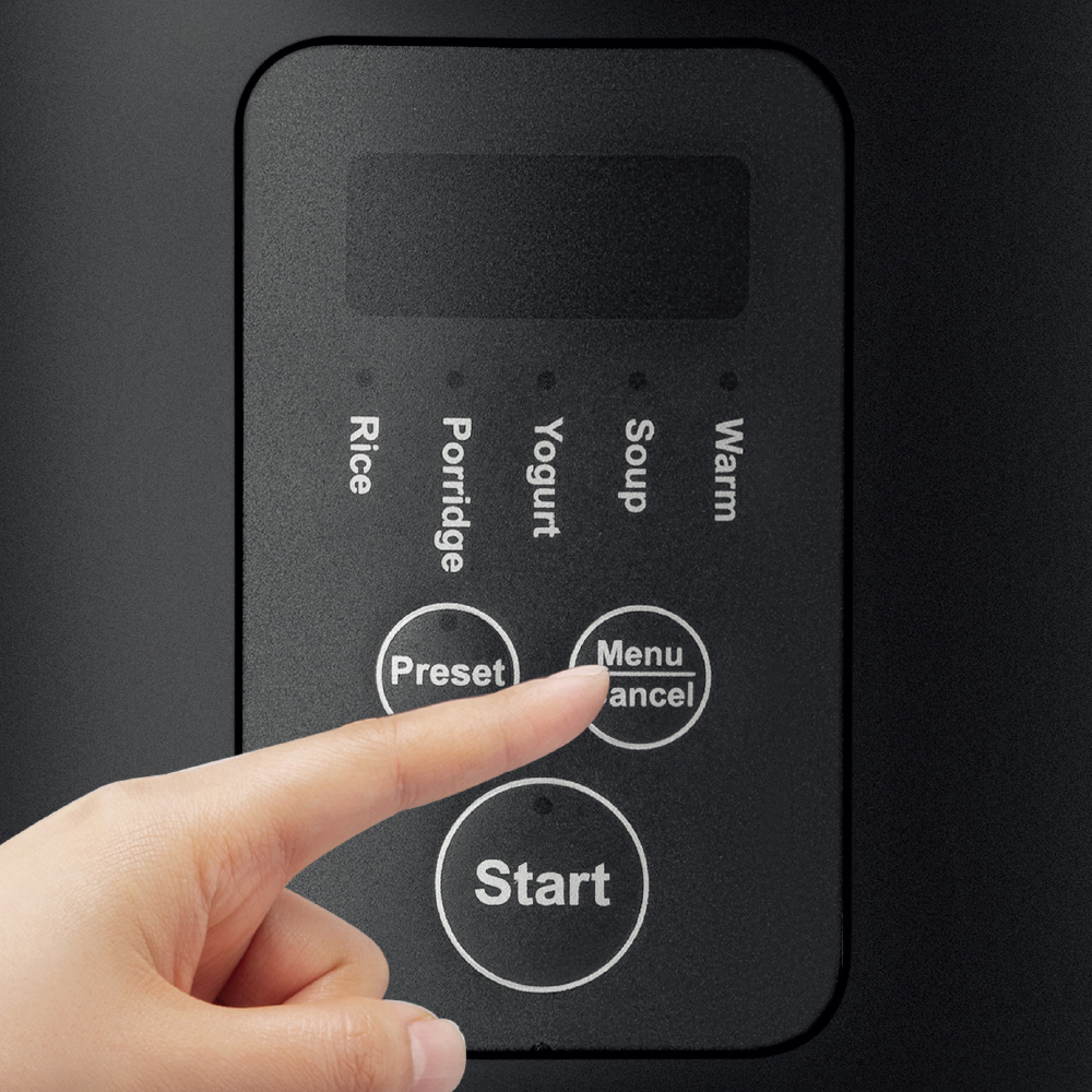 Nồi cơm điện Locknlock EJR346BLK 1.2 Lít - Black - Hàng chính hãng