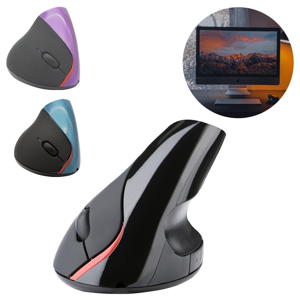 Chuột Quang Không Dây Dạng Đứng 2.4ghz 1600dpi Kèm Đầu Nhận Usb