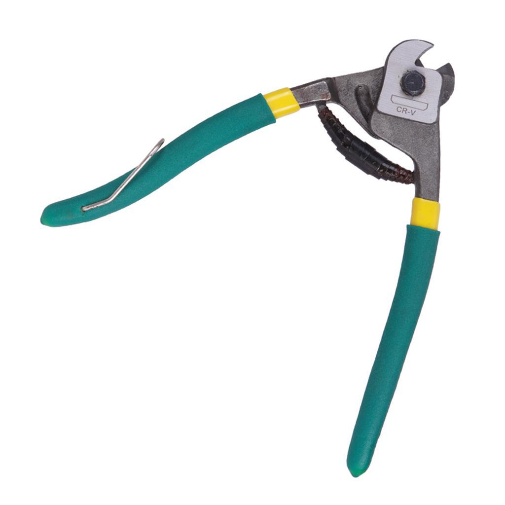 Heavy-Duty Carbon Steel Wire Nipper Bike Brake Cable Cutter Line Clamp