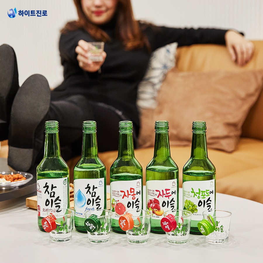[CHÍNH HÃNG] Soju Hàn Quốc JINRO VỊ NHO 360ml - Combo 6 chai