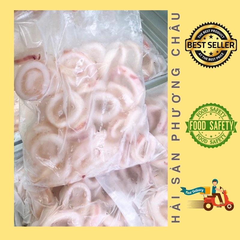 Mực ống cắt khoanh ngon chất lượng 1kg
