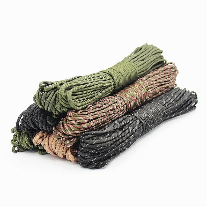 1PC Hot 5M Dia.4mm 9 stand Cores Rope For Survival Parachute Cord Lanyard Climbing Camping Rope Hiking Clothesline