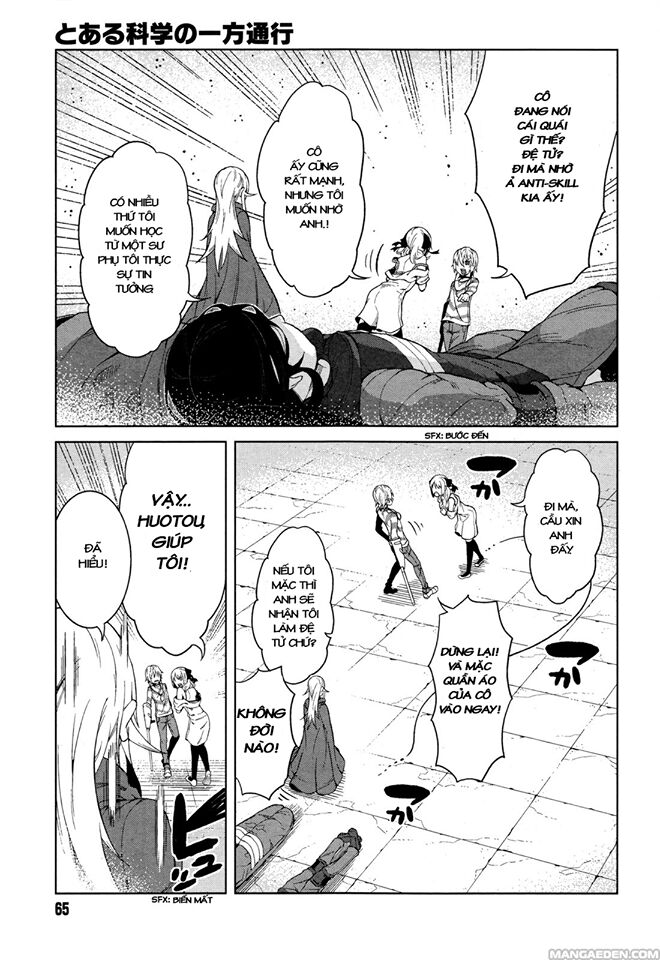 cấm thư ma thuật index: accelerator chapter 18 19