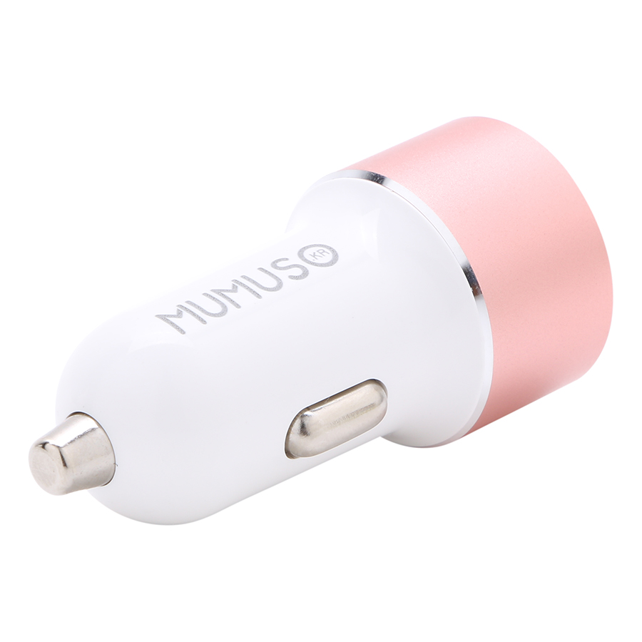 Adapter Sạc Xe Hơi 2 Cổng USB Mumuso - Hàng Chính Hãng