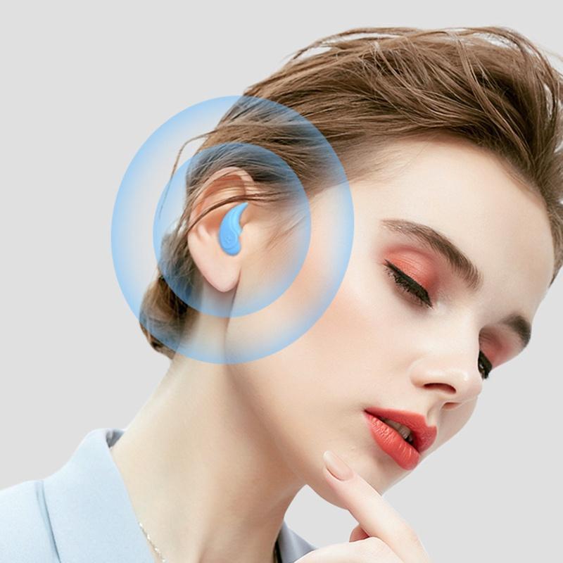 Nút Bịt Tai Bằng Silicone Cách Âm Chống Ồn Chống Nước Tiện Dụng Khi Ngủ