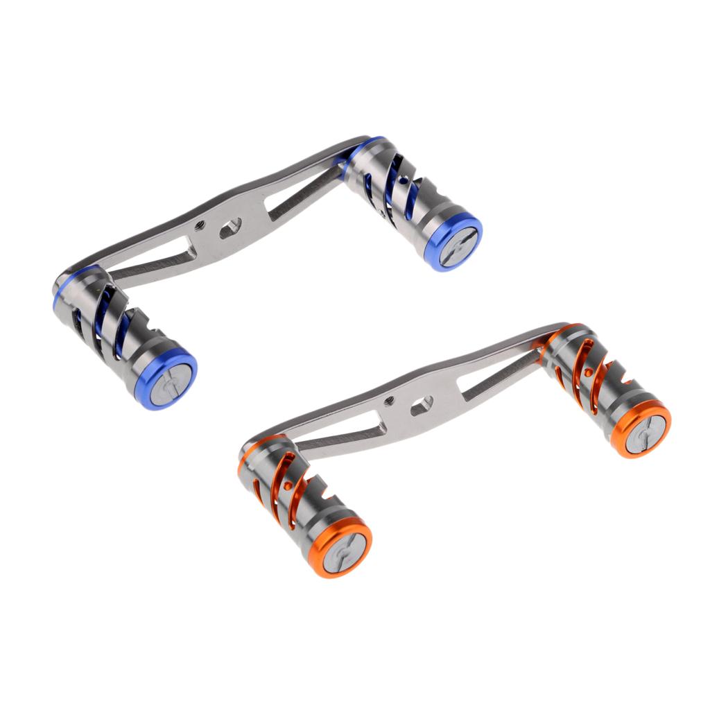Aluminum Alloy Fishing Baitcasting Reel Handle Rocker Arm Replacement 9.2cm