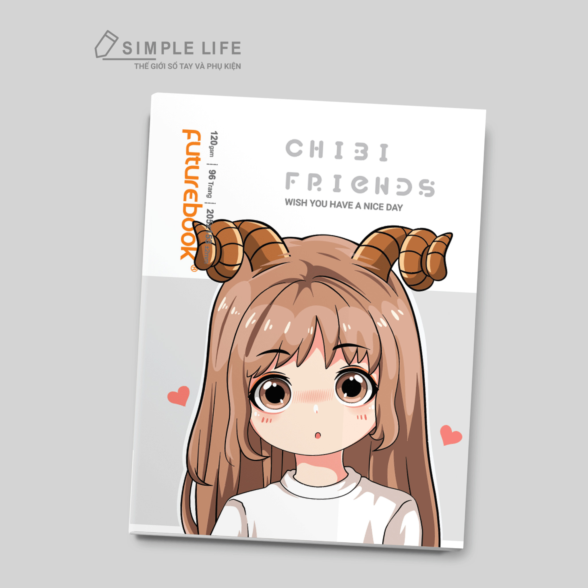 Tập Học Sinh - Vở 4 Ôly Chibi Friends - 96 TR_200 TR - Định Lượng 120Gsm . Mã SP DK-102