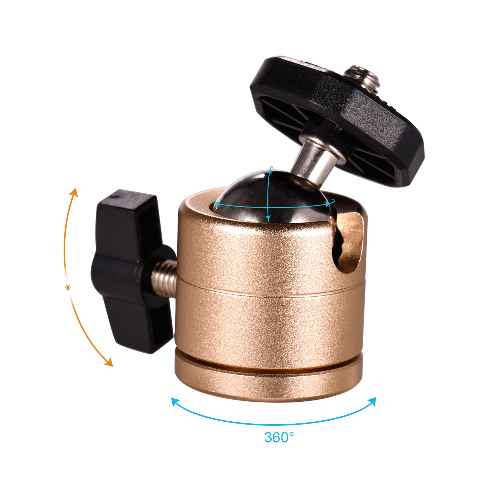 Trục đầu bóng xoay 360 độ Aluminum Alloy cho Camera Camcorder Tripod 1/4 inch