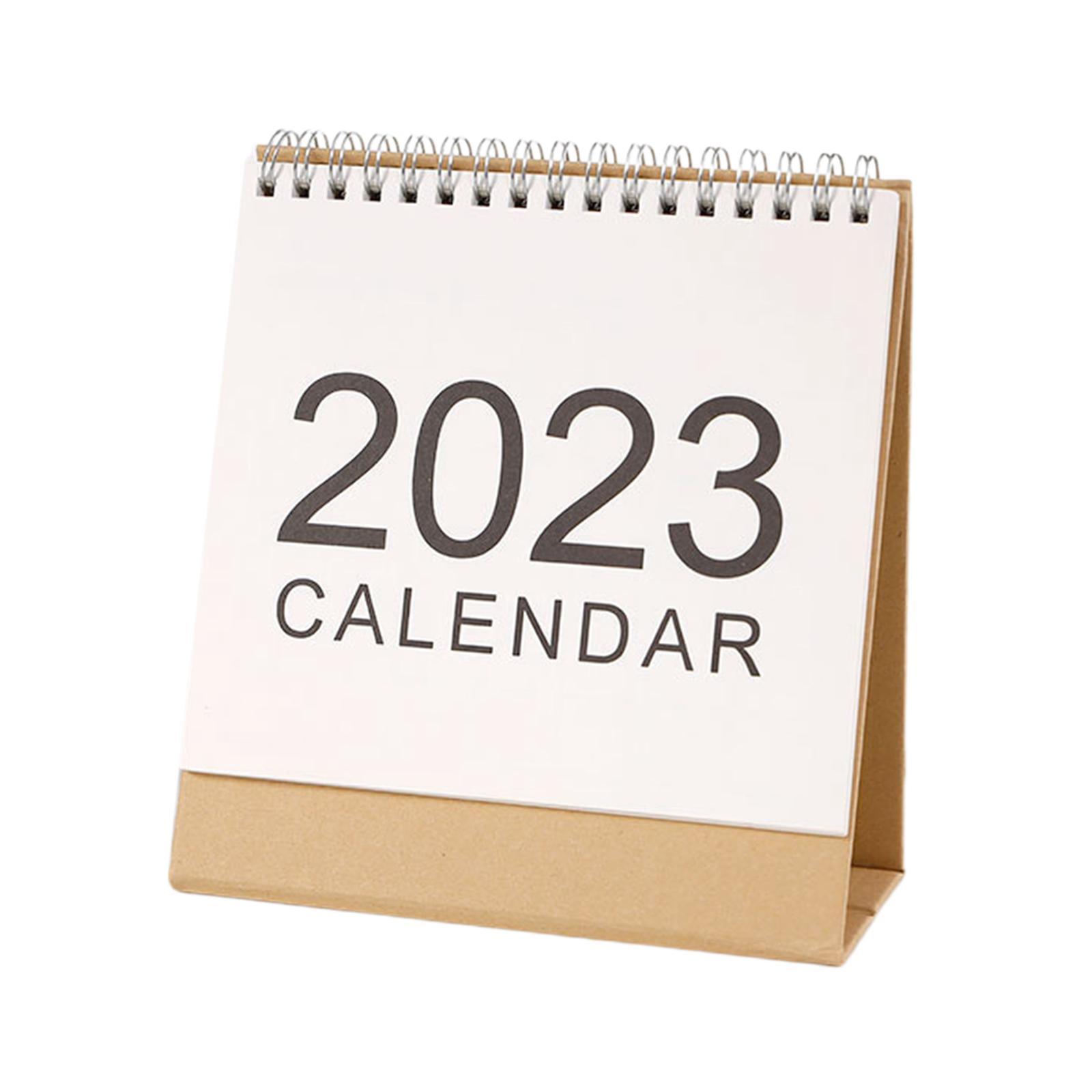 2Pcs Schedule Planner Sheet ,Monthly 2023 Desk Calendar for Desktop