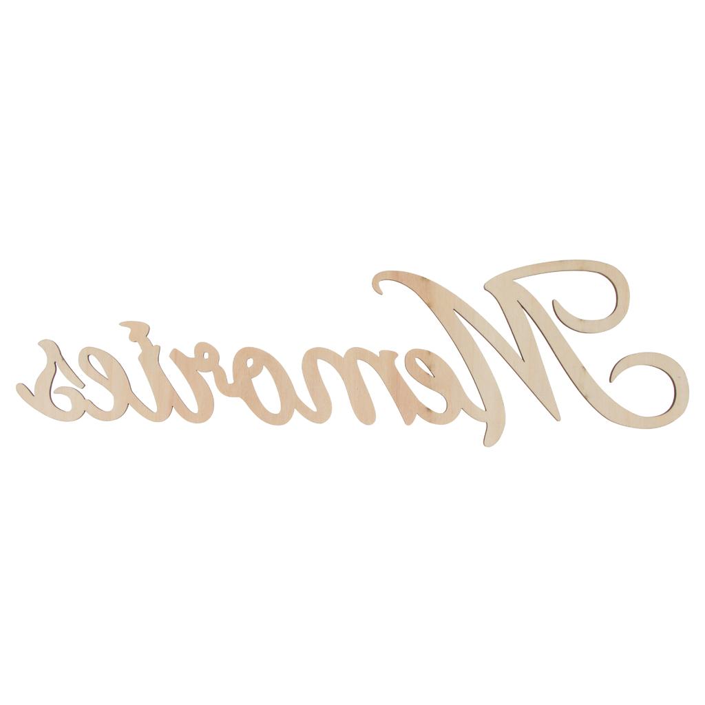 Memories Wooden Sign Home Wedding Wall Art Home Decoration Black