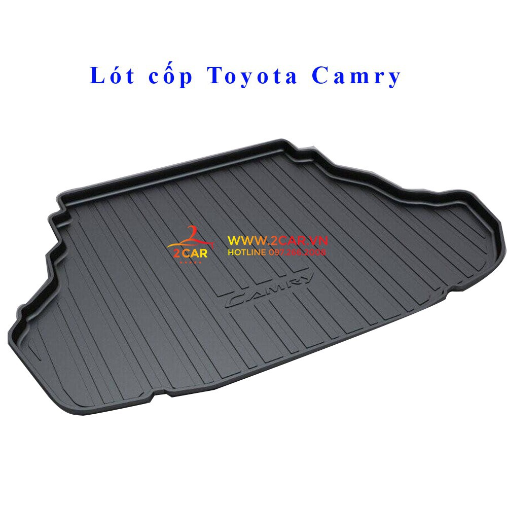 Lót cốp Nhựa dẻo xe Toyota Camry 2019 2020 2021 2022 2023