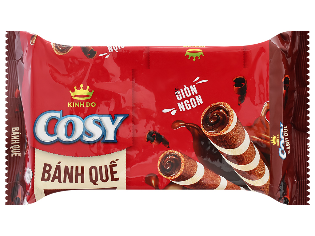 Bánh Quế Cosy Vị Kem Socola - Gói 117.6g