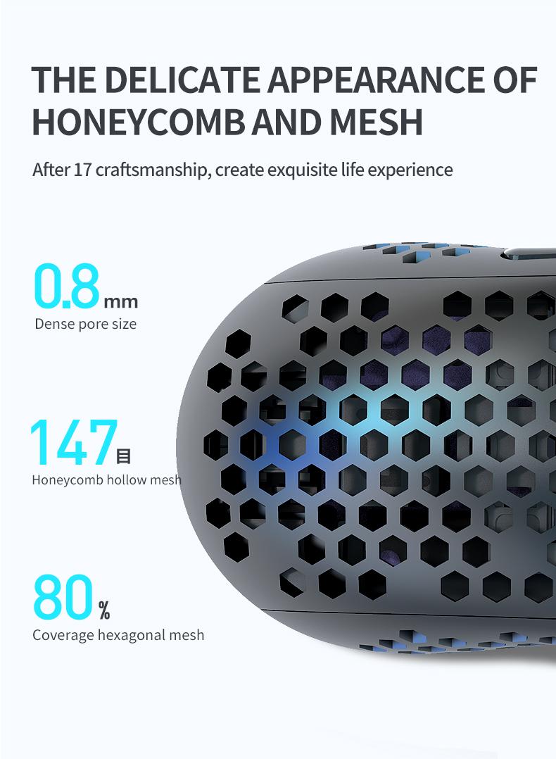 KuWFi 2 Trong 1 Chuột Chơi Game Chế Độ Kép 2.4Ghz & Bluetooth 5.0 Không Dây 2400DPI Chuột Máy Tính Cho PC/Laptop