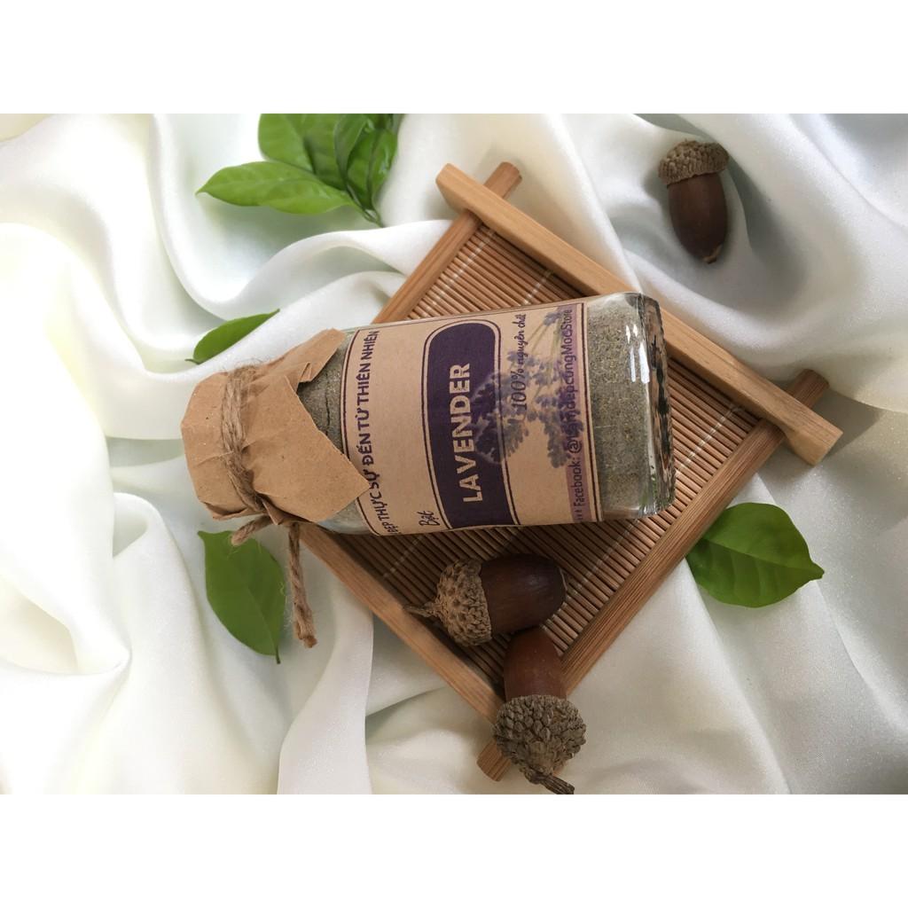 Bột Hoa Lavender đắp mặt dưỡng trắng da nguyên chất 100ml