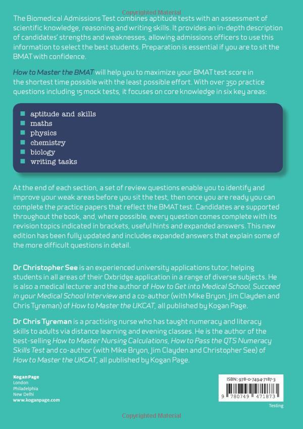 How To Master The BMAT: Unbeatable Preparation For Success In The Biomedical Admissions Test