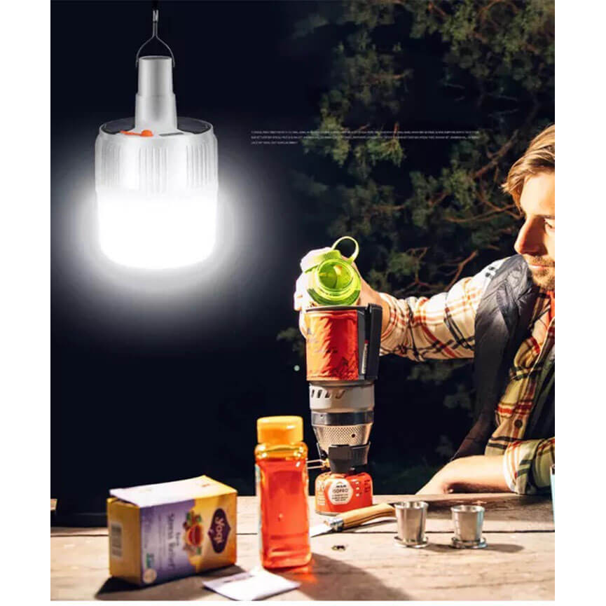Đèn tích điện, sạc bằng năng lương mặt trời hoặc điện lưới gia đình, có điều khiển