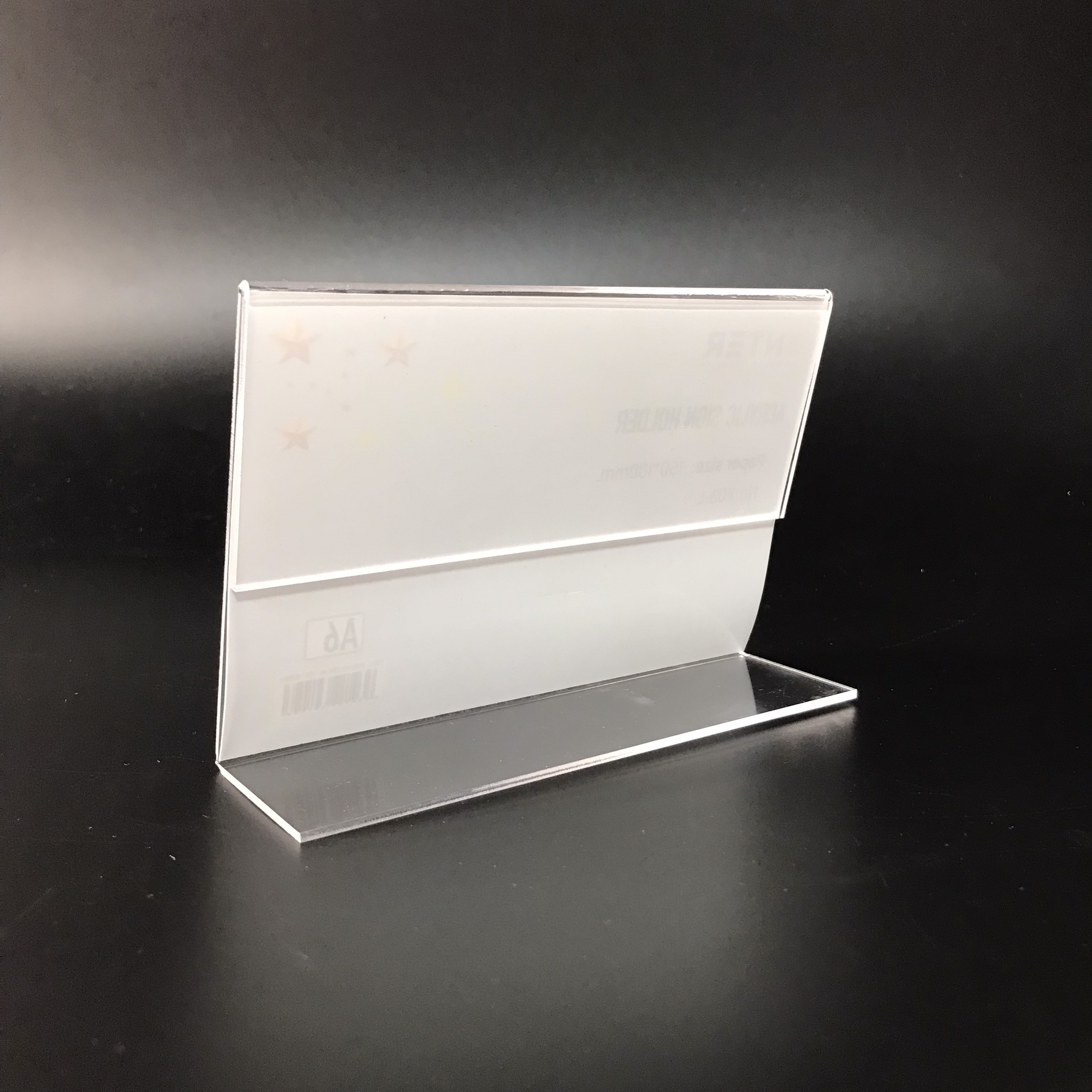 Kệ 1 mặt mica Enter F03-L 15x10cm A6 ngang