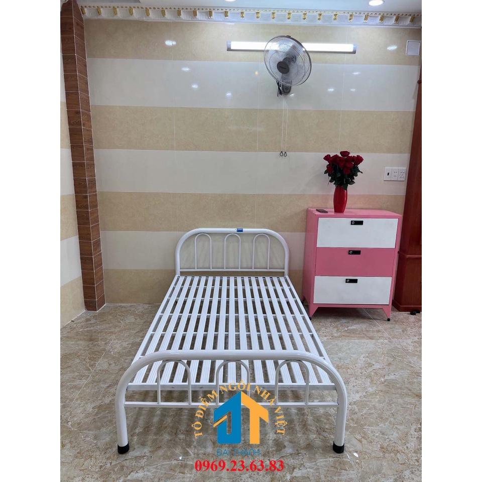 Giường ngủ sắt 1m2 x 2m - ĐẠI THÀNH