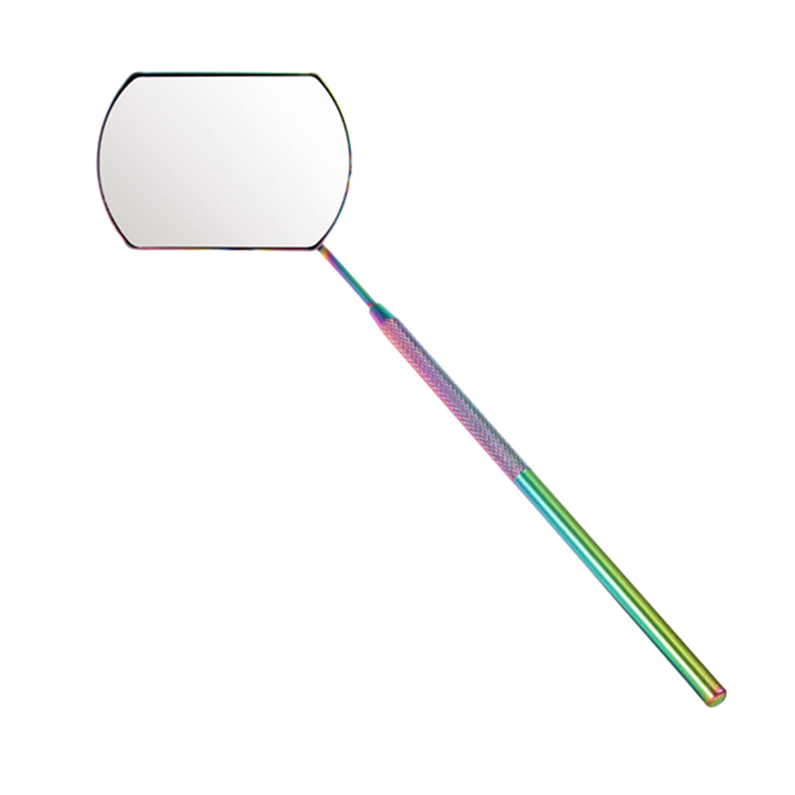 Eyelash Tools, Stainless Steel Mirror for Checking Eyelash Extension Applying Eyelash Tools Salon Home Use