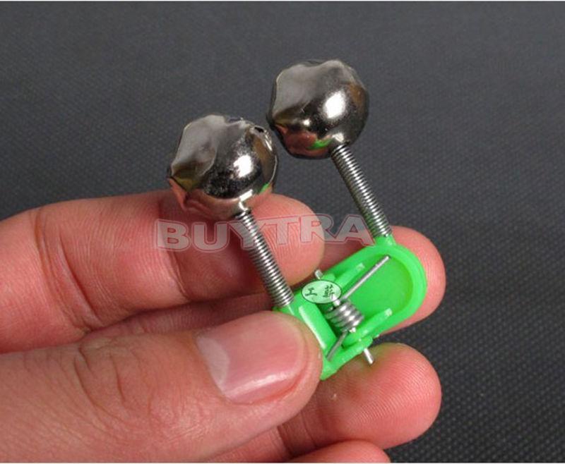10Pcs Rod Clamp Fishing Tip Bite Lure Alarm Twin Ring