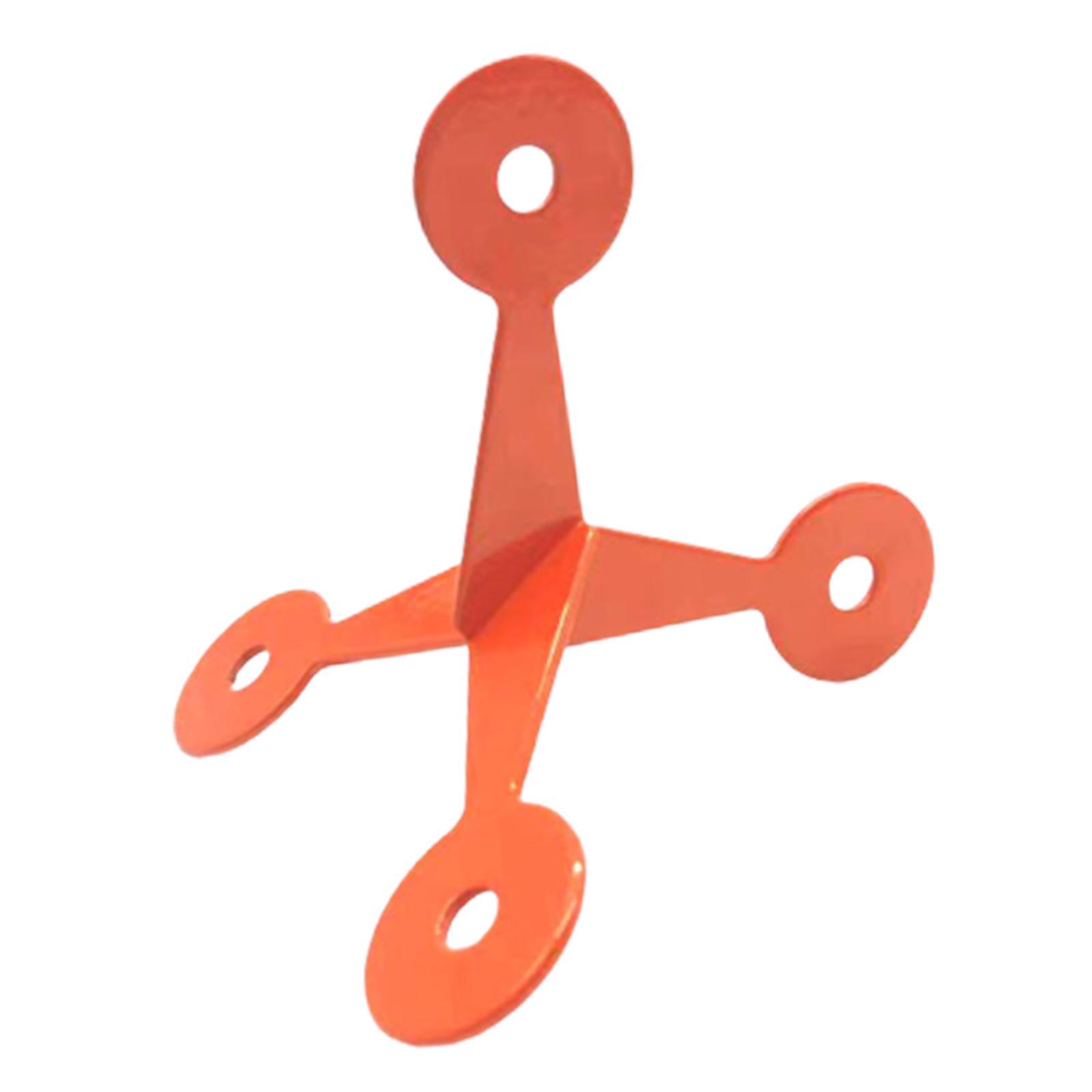 Steel Target, Tumbling Target, Sturdy Funny Toy, Training Aid, , Practice Rotating Target for Indoor, Garden, Yard