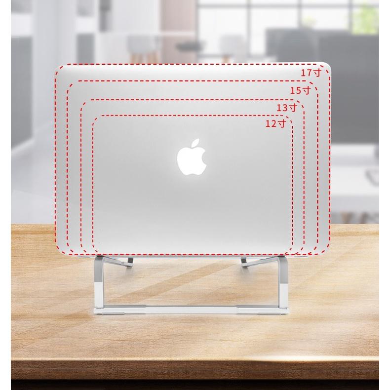 Giá đỡ kiêm tản nhiệt máy tính laptop, macbook bằng hợp kim nhôm chắc chắn.