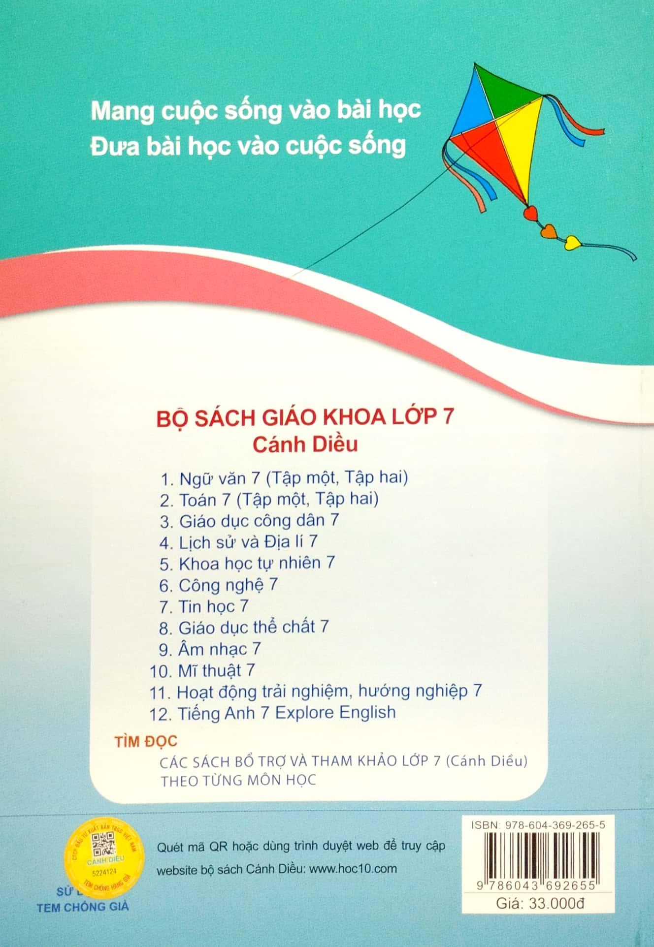 Vở Bài Tập Ngữ Văn 7 - Tập 2