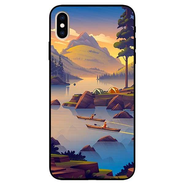 Ốp lưng dành cho Iphone X / Xs - Iphone Xs Max - Iphone Xr mẫu Hai Chiếc Thuyền