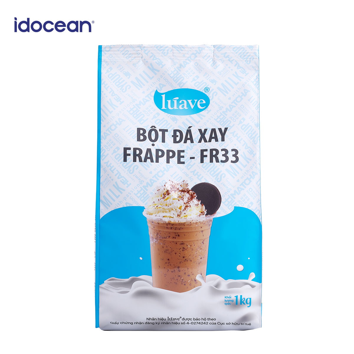 Bột Kem Béo Thực Vật Frappe FR33 - LÚAVE - 1kg