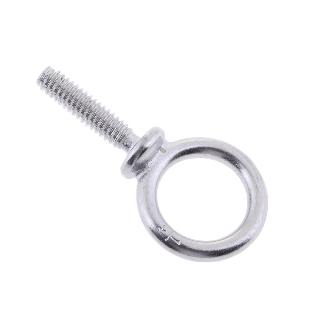 M4 Marine 304 Stainless Steel Lifting Round Ring Eye Screw Bolt