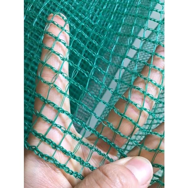 Lưới cước rào gà màu xanh khổ cao 1 mét, 1,2 mét, 1,5 mét loại dày