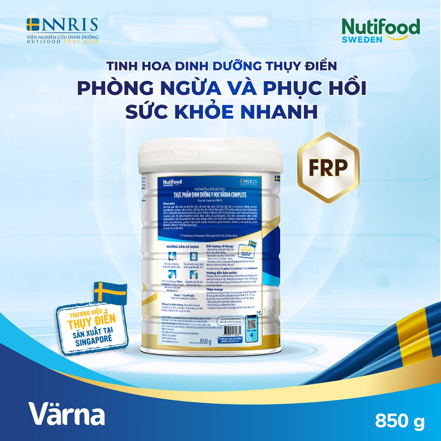 Sữa bột Complete lon 850g - Phòng ngừa &amp; Phục hồi nhanh - Varna