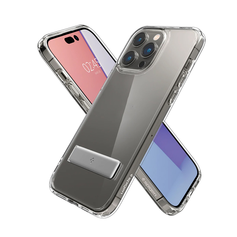 Ốp Lưng dành cho iPhone 14/14 Plus/14 Pro/14 Pro Max SPIGEN Ultra Hybrid S Crystal Clear - Hàng Chính Hãng