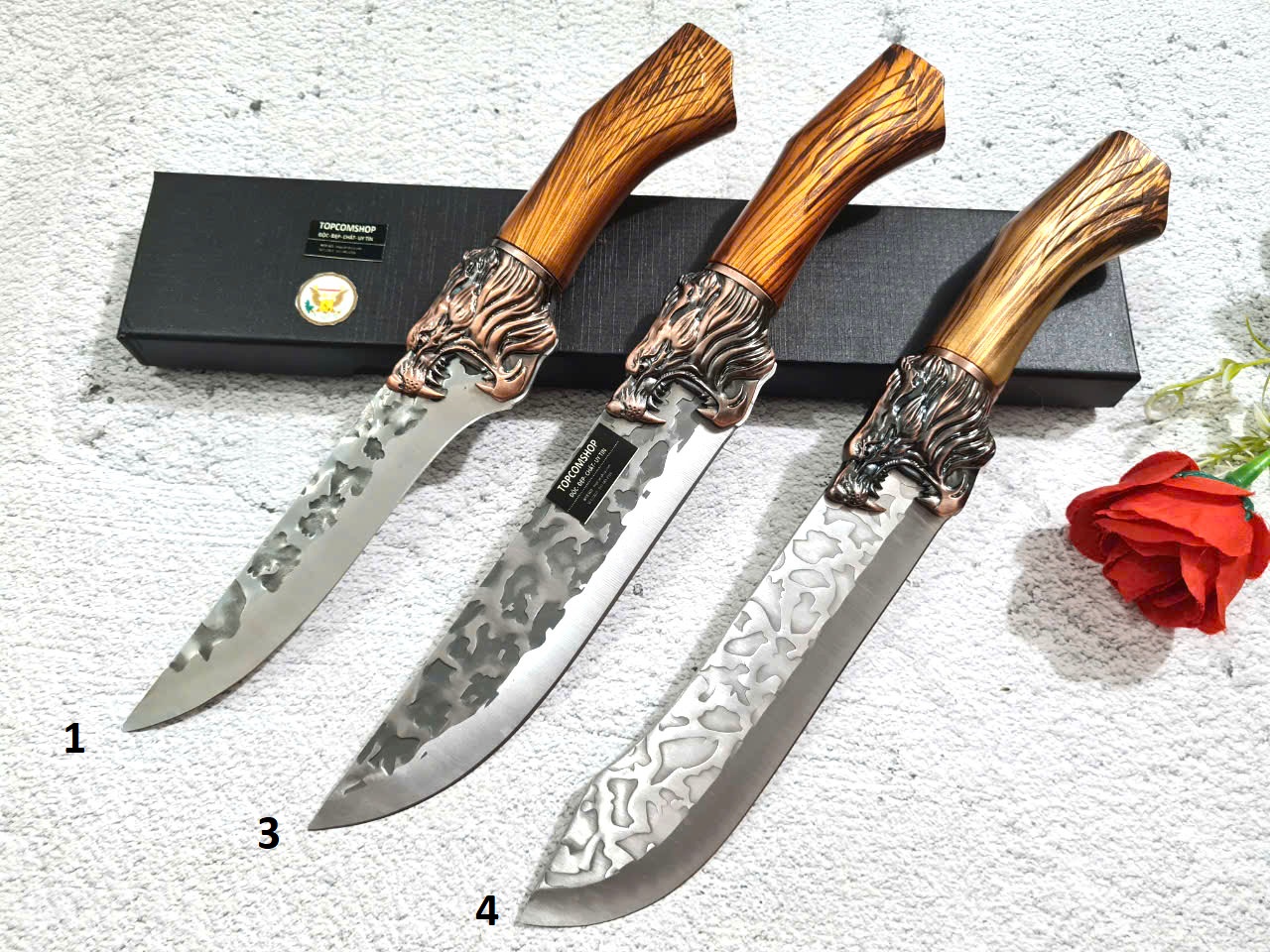 BỘ 3 DAO BẾP THÁI, LỌC KHÔNG RỈ MÃ T1TR16