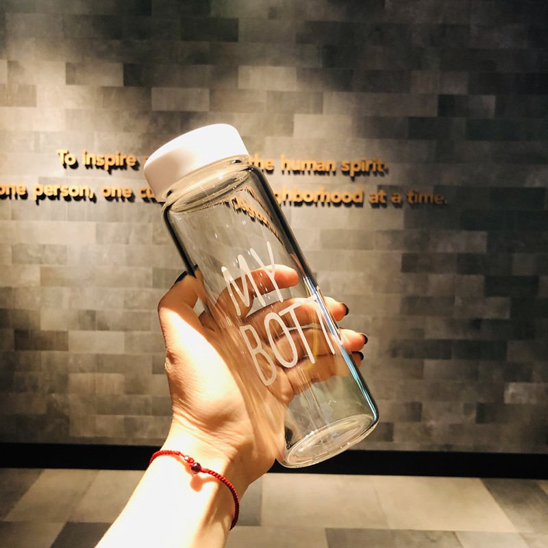 Bình nước nhựa Tritan Ecozen 500ml - Black Lid