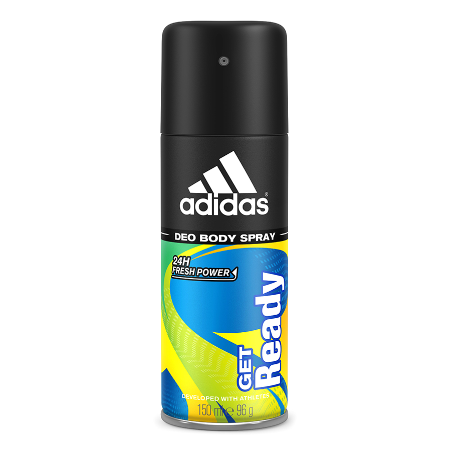 Xịt Khử Mùi Toàn Thân Nam Adidas Get Ready 150ml