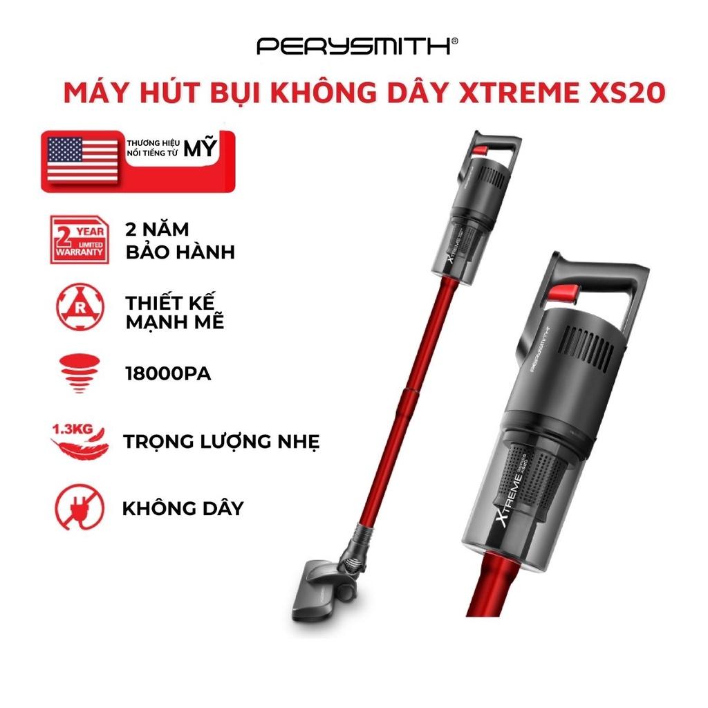 Máy hút bụi không dây cầm tay PerySmith Xtreme XS20 siêu nhẹ - Hàng chính hãng