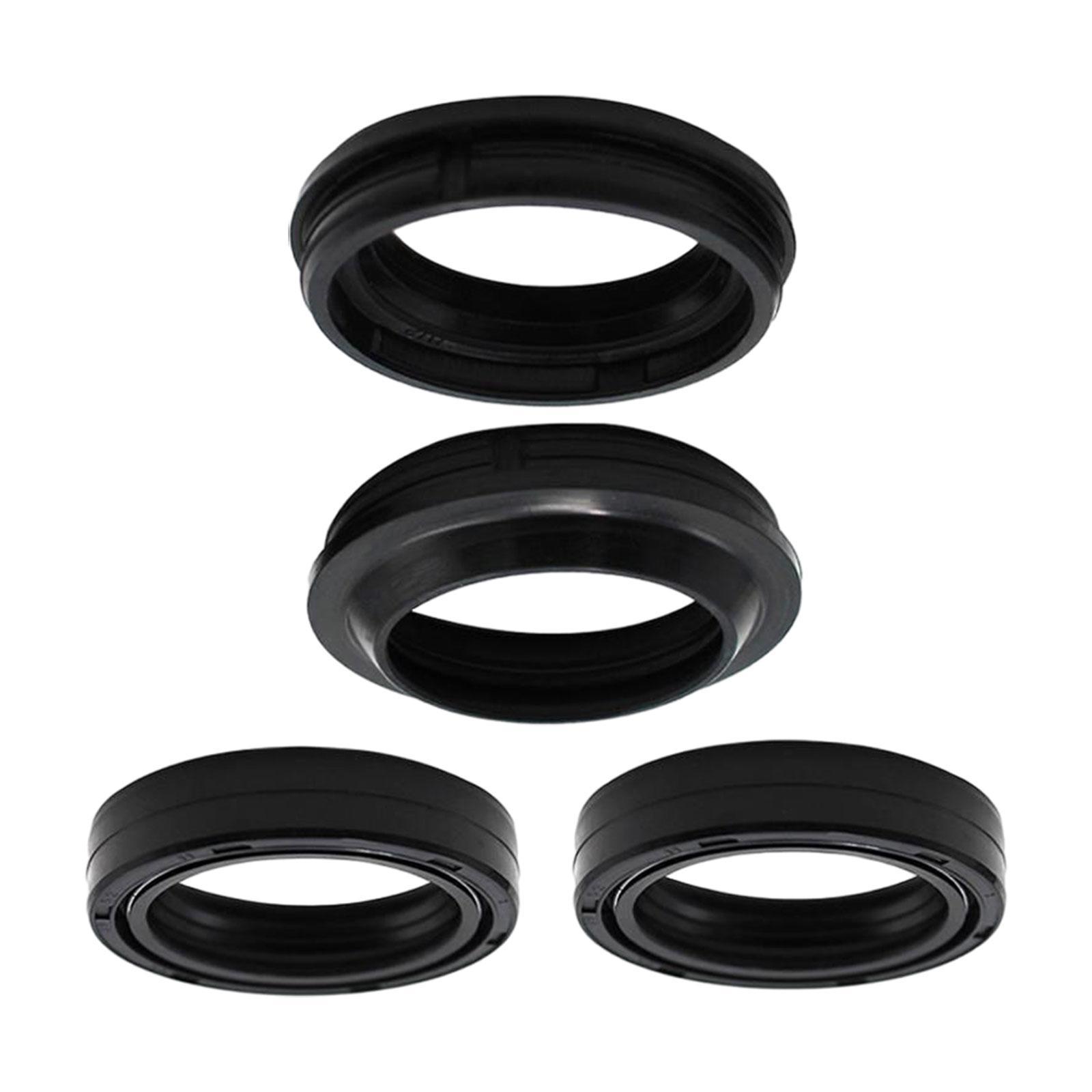 4Pcs Front Fork Oil Seal & Dust Cover 36x48x11mm High Performance Premium Durable Oil Resistance for XT 125  XT 125 x XT 125