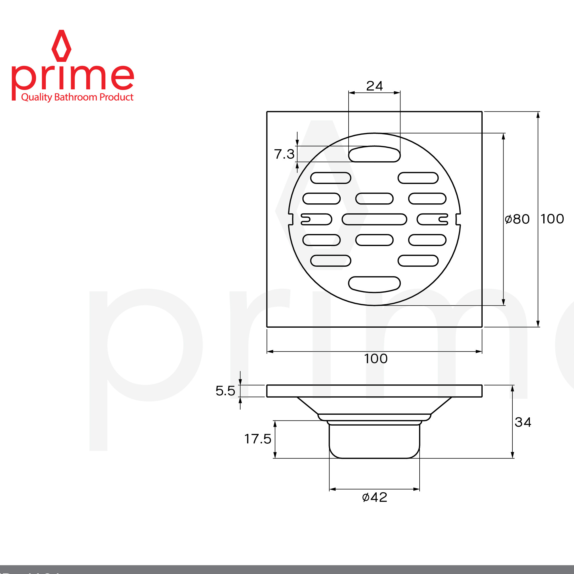 FD-4101 Phễu thoát nước Prime [WS] (Sản xuất tại ThaiLand 100% )