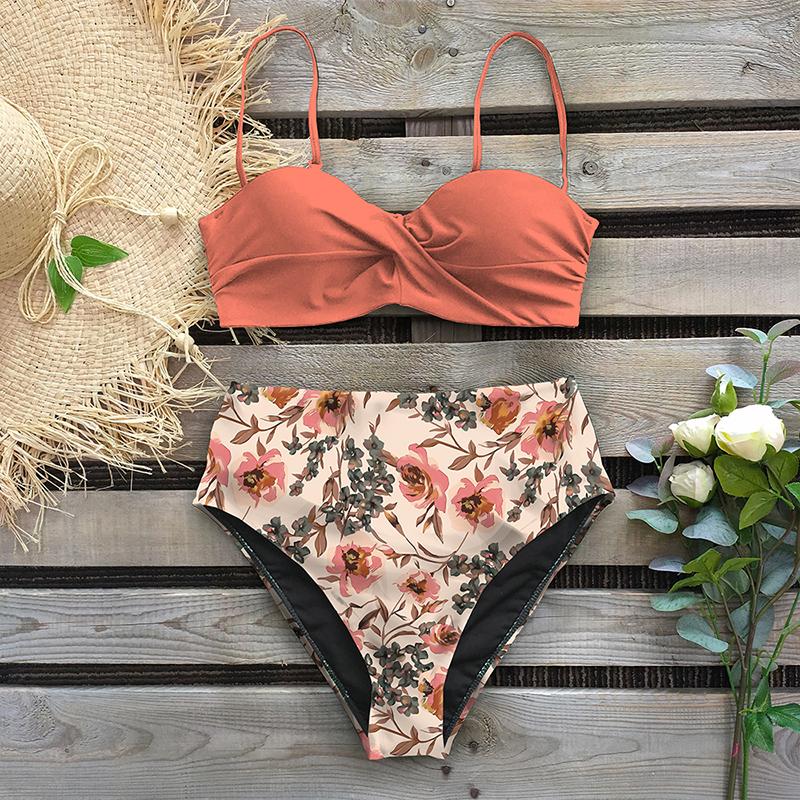 Bikini Gợi Cảm 2021 Đồ Bơi Nữ Quần Áo Bơi Nữ Thông Đẩy Lên Bikini Bộ Cao Cấp Quần Bơi Xù Lông Áo Tắm